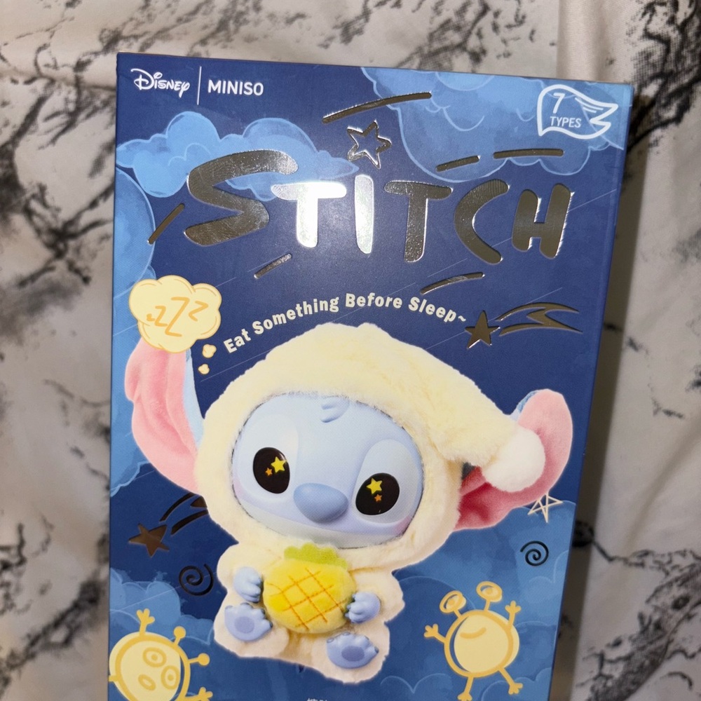 SEALED DISNEY Stitch Eat Something MINISO 100% Authentic Blind Box